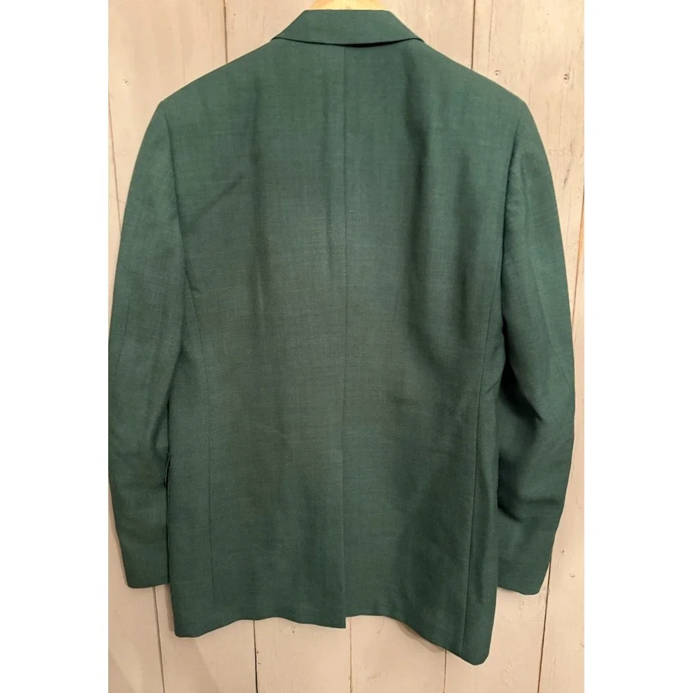 Vintage Jack Nicholson‎ Hart Schaffner Marx Men's Green Blazer Sz-44 preppy Rare